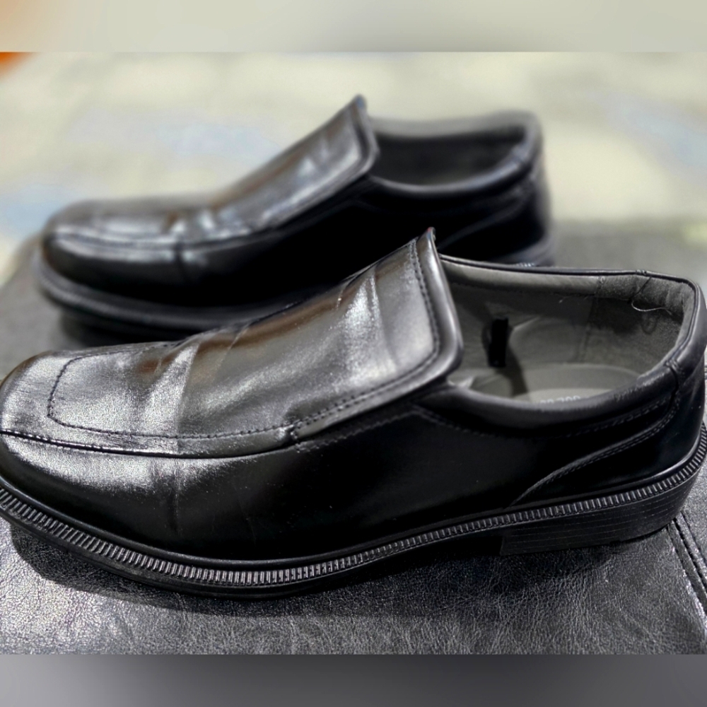 Deer Stags Greenpoint Black Vega Loafer Dress Shoes- Men's Size 15W  NEW